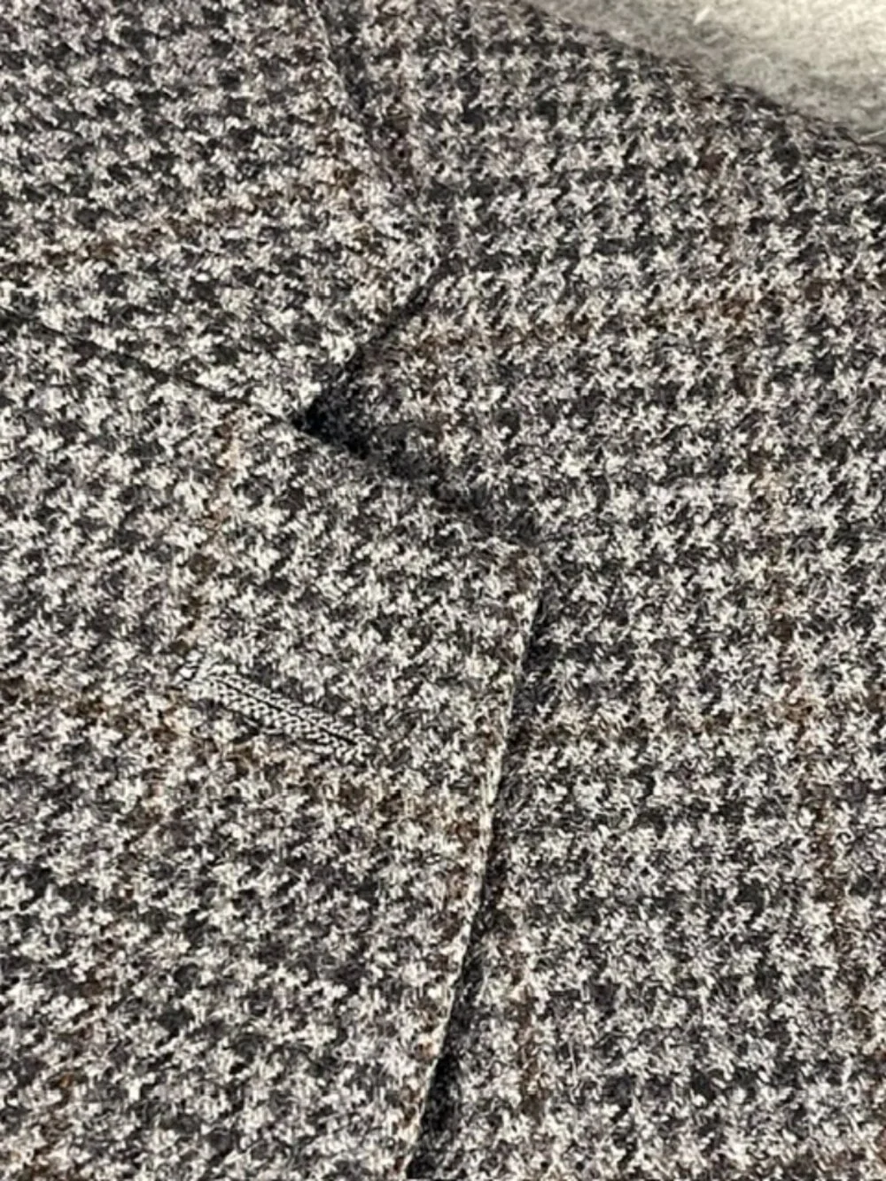 Lauren Ralph Lauren Blazer Mens 42R Gray Wool Herringbone Elbow Patch Sport Coat